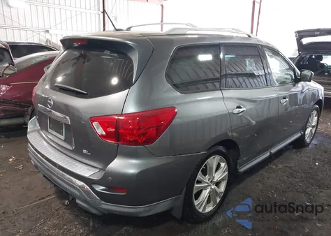 2018 Nissan Pathfinder Sl из США, поврежденный, VIN 5N1DR2MN3JC638070